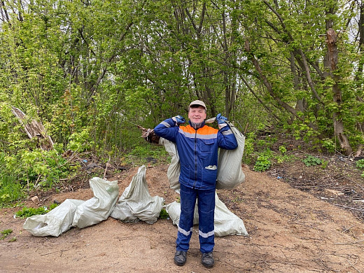 347 мешков мусора собрал с начала сезона фурмановский чистомен